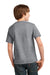 Port & Company PC61Y Youth Essential Short Sleeve Crewneck T-Shirt Heather Grey Back