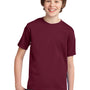 Port & Company Youth Essential Short Sleeve Crewneck T-Shirt - Cardinal Red - Closeout