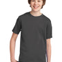 Port & Company Youth Essential Short Sleeve Crewneck T-Shirt - Charcoal Grey