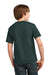 Port & Company PC61Y Youth Essential Short Sleeve Crewneck T-Shirt Dark Green Back