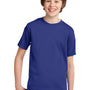 Port & Company Youth Essential Short Sleeve Crewneck T-Shirt - Deep Marine Blue