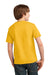 Port & Company PC61Y Youth Essential Short Sleeve Crewneck T-Shirt Lemon Yellow Back