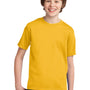 Port & Company Youth Essential Short Sleeve Crewneck T-Shirt - Lemon Yellow