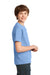 Port & Company PC61Y Youth Essential Short Sleeve Crewneck T-Shirt Light Blue Side