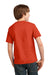 Port & Company PC61Y Youth Essential Short Sleeve Crewneck T-Shirt Orange Back
