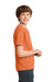 Port & Company PC61Y Youth Essential Short Sleeve Crewneck T-Shirt Orange Sherbet Side