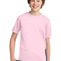 Port & Company Youth Essential Short Sleeve Crewneck T-Shirt - Pale Pink