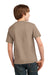 Port & Company PC61Y Youth Essential Short Sleeve Crewneck T-Shirt Sand Brown Back
