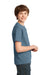 Port & Company PC61Y Youth Essential Short Sleeve Crewneck T-Shirt Stonewashed Blue Side