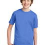 Port & Company Youth Essential Short Sleeve Crewneck T-Shirt - Ultramarine Blue - Closeout