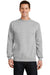 Port & Company PC78 Mens Core Fleece Crewneck Sweatshirt Ash Grey Front