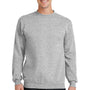 Port & Company Mens Core Pill Resistant Fleece Crewneck Sweatshirt - Ash Grey