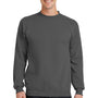 Port & Company Mens Core Pill Resistant Fleece Crewneck Sweatshirt - Charcoal Grey