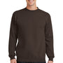 Port & Company Mens Core Fleece Crewneck Sweatshirt - Dark Chocolate Brown