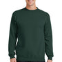 Port & Company Mens Core Pill Resistant Fleece Crewneck Sweatshirt - Dark Green