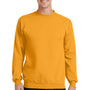 Port & Company Mens Core Pill Resistant Fleece Crewneck Sweatshirt - Gold