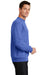 Port & Company PC78 Mens Core Fleece Crewneck Sweatshirt Heather Royal Blue Side