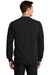 Port & Company PC78 Mens Core Fleece Crewneck Sweatshirt Black Back