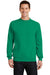 Port & Company PC78 Mens Core Fleece Crewneck Sweatshirt Kelly Green Front