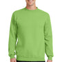 Port & Company Mens Core Pill Resistant Fleece Crewneck Sweatshirt - Lime Green
