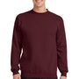 Port & Company Mens Core Pill Resistant Fleece Crewneck Sweatshirt - Maroon