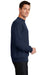 Port & Company PC78 Mens Core Fleece Crewneck Sweatshirt Navy Blue Side