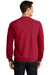Port & Company PC78 Mens Core Fleece Crewneck Sweatshirt Red Back