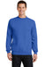 Port & Company PC78 Mens Core Fleece Crewneck Sweatshirt Royal Blue Front