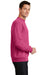 Port & Company PC78 Mens Core Fleece Crewneck Sweatshirt Sangria Pink Side