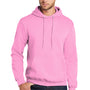 Port & Company Mens Core Fleece Hooded Sweatshirt Hoodie - Candy Pink