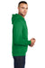 Port & Company PC78H Mens Core Fleece Hooded Sweatshirt Hoodie Kelly Green Side