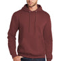Port & Company Mens Core Fleece Hooded Sweatshirt Hoodie - Maroon