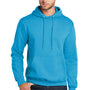 Port & Company Mens Core Fleece Hooded Sweatshirt Hoodie - Neon Blue
