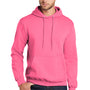 Port & Company Mens Core Pill Resistant Fleece Hooded Sweatshirt Hoodie - Neon Pink