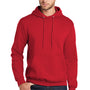 Port & Company Mens Core Pill Resistant Fleece Hooded Sweatshirt Hoodie - Red
