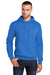 Port & Company PC78H Mens Core Fleece Hooded Sweatshirt Hoodie Royal Blue Front