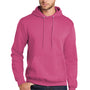 Port & Company Mens Core Fleece Hooded Sweatshirt Hoodie - Sangria Pink