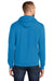 Port & Company PC78H Mens Core Fleece Hooded Sweatshirt Hoodie Sapphire Blue Back