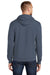 Port & Company PC78H Mens Core Fleece Hooded Sweatshirt Hoodie Steel Blue Back