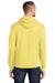 Port & Company PC78H Mens Core Fleece Hooded Sweatshirt Hoodie Yellow Back