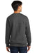 Port & Company PC850 Mens Fan Favorite Fleece Crewneck Sweatshirt Heather Dark Grey Back