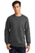 Port & Company PC850 Mens Fan Favorite Fleece Crewneck Sweatshirt Heather Dark Grey Front