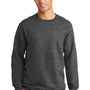 Port & Company Mens Fan Favorite Fleece Crewneck Sweatshirt - Heather Dark Grey