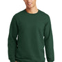 Port & Company Mens Fan Favorite Fleece Crewneck Sweatshirt - Forest Green