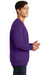 Port & Company PC850 Mens Fan Favorite Fleece Crewneck Sweatshirt Purple Side