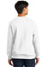 Port & Company PC850 Mens Fan Favorite Fleece Crewneck Sweatshirt White Back