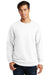 Port & Company PC850 Mens Fan Favorite Fleece Crewneck Sweatshirt White Front