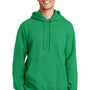 Port & Company Mens Fan Favorite Fleece Hooded Sweatshirt Hoodie - Athletic Kelly Green