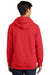Port & Company PC850H Mens Fan Favorite Fleece Hooded Sweatshirt Hoodie Red Back