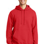 Port & Company Mens Fan Favorite Fleece Hooded Sweatshirt Hoodie - Bright Red